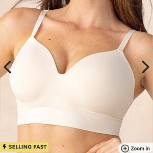 Truekind Supportive Comfort Wireless Shaping Bra Light Beige Women's XL